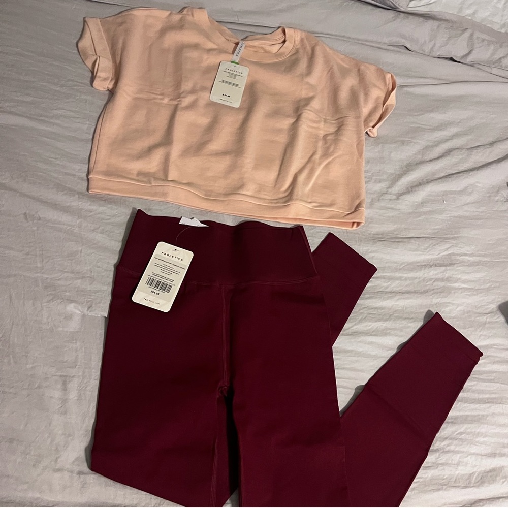 Fabletics outfit, crop top